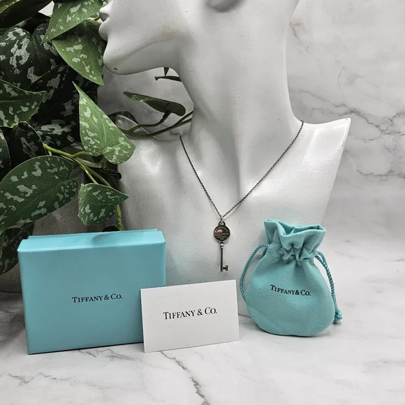 Tiffany &Co sterling Silver .925 Return To Tiffany Round Circle Key Peretti - Picture 2 of 16